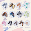 26Pcs 13 Colors Electroplated Natural Quartz Crystal Beads G-NB0005-91-4