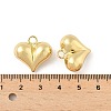 Heart Brass Pendants KK-M327-02D-G-3