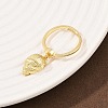 Brass Adjustable Finger Rings LS-RJEW-C145-04G-3