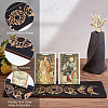 Gorgecraft 2 Sets 2 Style Wooden Tarot Card Stand Holder DJEW-GF0001-46A-01-3