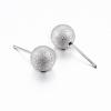 304 Stainless Steel Ball Stud Earrings STAS-H376-75-2