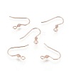 304 Stainless Steel Earring Hooks STAS-H436-04RG-1