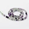 Natural Fluorite Bead Strands G-D840-56-4mm-AB-2