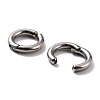 201 Stainless Steel Clip-on Earrings EJEW-Z014-01C-P01-2