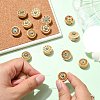 14Pcs 7 Styles Wood Beads WOOD-CJ0002-42-5