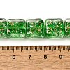 Handmade Dichroic Foil Glass Beads Strands DICH-U001-07E-4