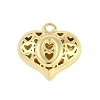 Hollow Brass Pendants for Valentine's Day KK-M289-03O-G-2