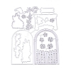 Carbon Steel Cutting Dies Stencils DIY-K015-05-1