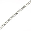 Tarnish Resistant Fashionable Matte 304 Stainless Steel Figaro Chain Necklaces for Men X-STAS-A028-N017MP-2