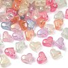 Transparent Acrylic European Beads X-MACR-L007-15-1