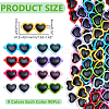 90Pcs 9 Colors Opaque Resin Cabochons RESI-WR0001-20-2
