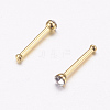 316L Surgical Stainless Steel Nose Studs Nose Piercing Jewelry AJEW-P063-03-2mm-1