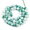 Dyed Natural White Jade Beads Strands G-T139-8mm-45A-3