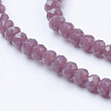 Imitation Jade Glass Beads Strands X-GLAA-R135-2mm-26-1