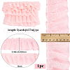5 Yards Double Polyester Lace Trim for Sewing Decoration OCOR-GF0005-06B-2