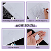 3Pcs 3 Styles Clear Acrylic Drawing Stencils AJEW-HY0001-77C-4