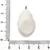 Flocky Resin Pendants FIND-S001-14H-3
