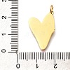 304 Stainless Steel Enamel Pendants STAS-B079-01G-04-3