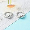 304 Stainless Steel Huggie Hoop Earrings EJEW-JE04555-01-2