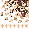 120Pcs Natural Wooden Beads WOOD-UN0001-11-1