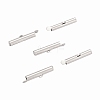 Brass Slide On End Clasp Tubes LS-KK-P031-12P-1