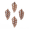 Natural Walnut Wood Pendants WOOD-N011-015-2