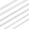 3M 3 Styles 304 Stainless Steel Curb Chains CHS-TA0001-54-2