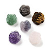 Natural Mixed Gemstone Carved Beads G-H007-01-1