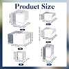 6Pcs 6 Styles Acrylic Jewelry Display Bases ODIS-OC0001-90-2