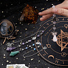 Cone Natural Rose Quartz & Amethyst & Yellow Jade Dowsing Pendulums PALLOY-MA00008-3