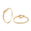 Brass Micro Pave Cubic Zirconia Bangles BJEW-Z001-03G-2