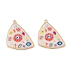 Printed Alloy Big Pendants AL-CBAA786-03G-2