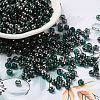 Transparent Inside Colours Glass Seed Beads SEED-H002-A-C232-1