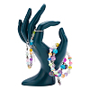 Resin Mannequin Hand Jewelry Display Holder Stands ODIS-WH0030-10-1