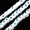 Handmade Porcelain Ceramic Beads Strands PORC-T006-01N-1