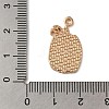 Thanksgiving Day Golden Tone Alloy Enamel Pendants ENAM-M002-01C-G-3