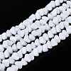 Opaque Glass Beads Strands GLAA-N019-4mm-03-1