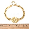 304 Stainless Steel Link Bracelets BJEW-Z098-01G-3