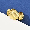 Brass Cuff Rings for Women RJEW-H256-17A-G-2