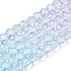 Transparent Glass Beads Strands GLAA-E036-07W-2