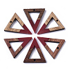 Resin & Walnut Wood Pendants RESI-S358-56E-1