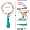Chain Link Wristlet Keychain HJEW-SW00013-03-2