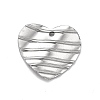 201 Stainless Steel Pendants STAS-G296-09P-2