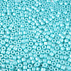 Baking Paint Pearlized Glass Seed Beads SEED-T008-03Q-3