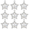 10Pcs Glass Pendants GLAA-YW0004-64A-04-1