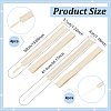 8Pcs 2 Styles  Polyester & Cotton Adjustable Hat Sweatband DIY-BC0013-50B-2