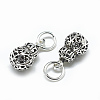 Thailand 925 Sterling Silver Charms STER-T002-39AS-2