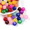 Baking Painted Imitation Jade Glass Beads DGLA-Q021-12mm-M-1