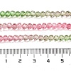 Transparent Painted Glass Beads Strands DGLA-A034-T3mm-A18-3