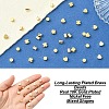 40Pcs 4 Styles Long-Lasting Plated Brass Beads KK-YW0002-96-5
